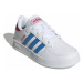 Juniorská rekreačná obuv ADIDAS Breaknet cloud white blue rush vivid red