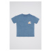 DEFACTO Baby Boy Crew Neck Printed Short Sleeve T-Shirt