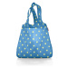 Skladacia taška Mini Maxi Shopper Dots blue