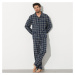 Kockované flanelové pyžamo
