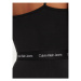 Calvin Klein Jeans Letné šaty Logo J20J219644 Čierna Slim Fit