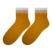 Socks Bratex D-005 Women Women's Winter Half-Terry Fabric Pattern 36-41 yellow 024