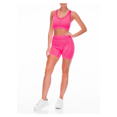 Edoti Women's set sports bra + shorts ZL