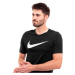 Pánske tričko s krátkym rukávom NIKE M NSW TEE ICON SWOOSH-010 BLACK WHITE