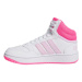 Dievčenská rekreačná obuv ADIDAS Hoops 3.0 Mid K cloud white orchid fusion lucid pink