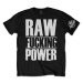 Iggy Pop Tričko Raw Unisex Black