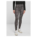 Women's soft leggings AOP blackline