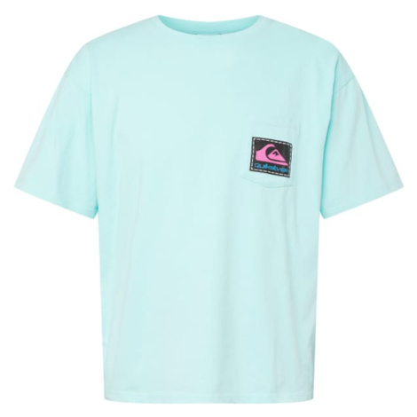 QUIKSILVER Funkčné tričko 'RAINBOW'  modrá / svetlomodrá / ružová / čierna