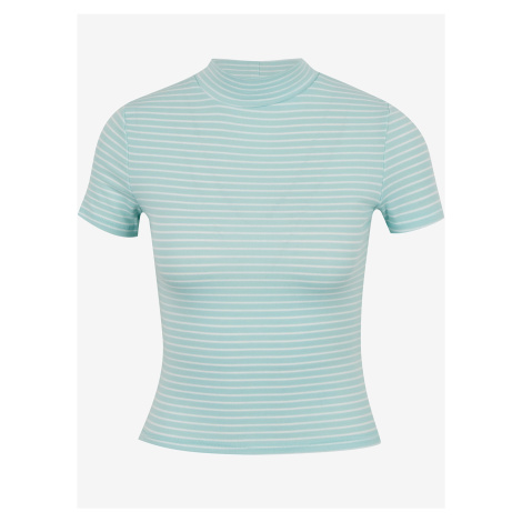 Light Blue Striped Crop Top TALLY WEiJL - Women