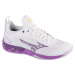 Bielo-fialové dámske sálové tenisky Mizuno Wave Luminous 3 V1GC242035