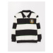 LC Waikiki Boys' Comfort Fit Polo Neck Striped Sweatshirt