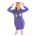 mshb&g Lilac Leopard Girl Balloon Dress