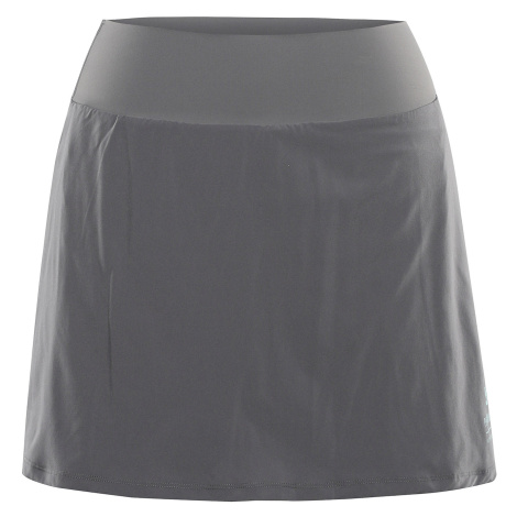 Women's sports skirt with cool-dry ALPINE PRO SQERA smoked pearl