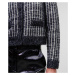 Sveter Karl Lagerfeld Boucle Knit Cardigan Čierna
