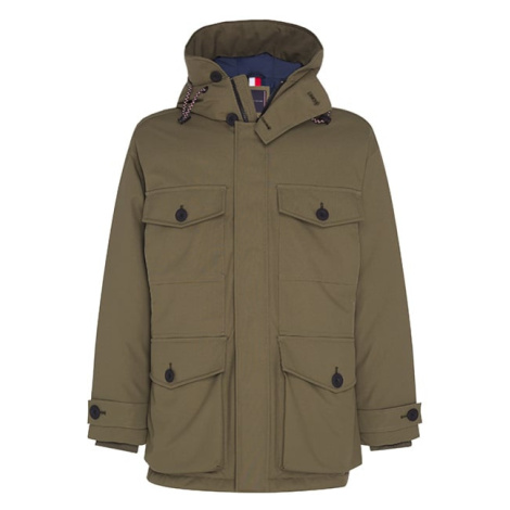 Tommy Hilfiger Bunda - HEAVY CANVAS PARKA zelená