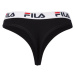 Fila WOMAN STRING Dámske nohavičky, čierna, veľkosť