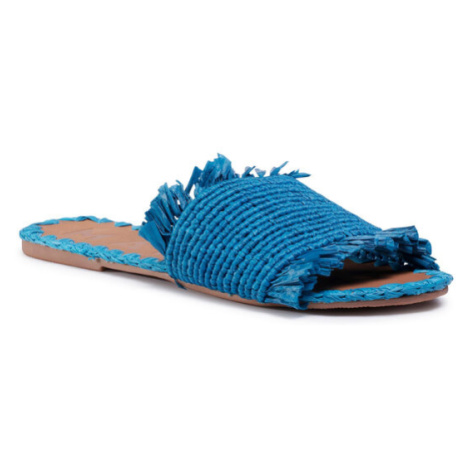 Manebi Šľapky Leather Sandals S 1.9 Y0 Modrá