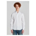 KOŠEĽA GANT SLIM SATEEN SHIRT WHITE