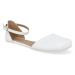 Barefoot sandále Shapen - Poppy II White W