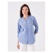 LC Waikiki Women's Crew Neck Embroidered Long Sleeve Shirt