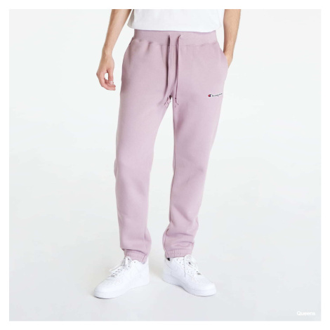 Tepláky Champion Logo Elastic Cuff Pants Purple