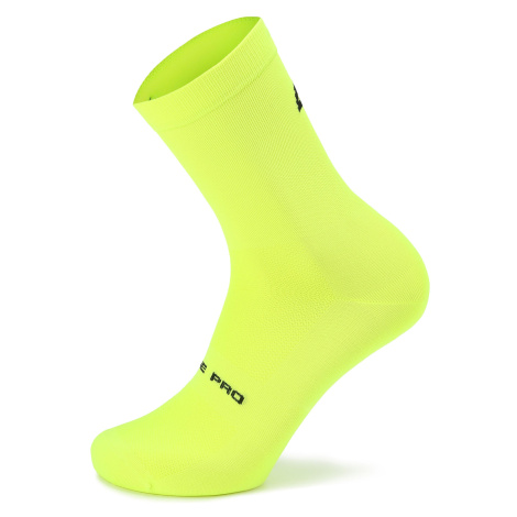 Socks with antibacterial treatment ALPINE PRO COLO neon safety yellow