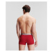 Spodná Bielizeň Karl Lagerfeld Metallic Elastic Trunk Set 3-Pack Black/Chili Pepper