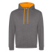 Just Hoods Unisex mikina s kapucňou JH003 Charcoal -Heather