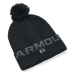 Under Armour UA HALFTIME FLEECE POM Pánska zimná čiapka, čierna, veľkosť
