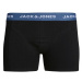 JACK & JONES Boxerky 'Gab'  modrosivá / smaragdová / oranžová / čierna