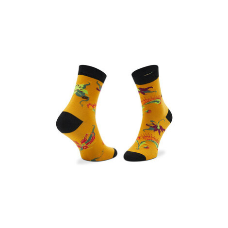 Vans Vysoké pánske ponožky Classic Print VN0A7S9HF3X1 Žltá
