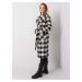 Black and white checkered coat by Yasmin
