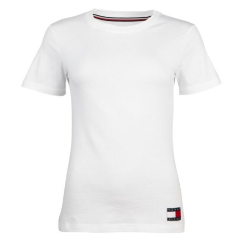 Tommy Hilfiger TOMMY 85 LOUNGE-SHORT SLEEVE TEE Dámske tričko, biela, veľkosť