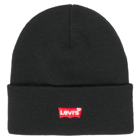 Levis  RED BATWING EMBROIDERED SLOUCHY BEANIE  Čiapky Čierna Levi´s