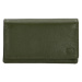 Zelená veľká kožená peňaženka &quot;Dominas&quot;