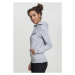 Mr. Tee Ladies Eyelashes Hoody heather grey