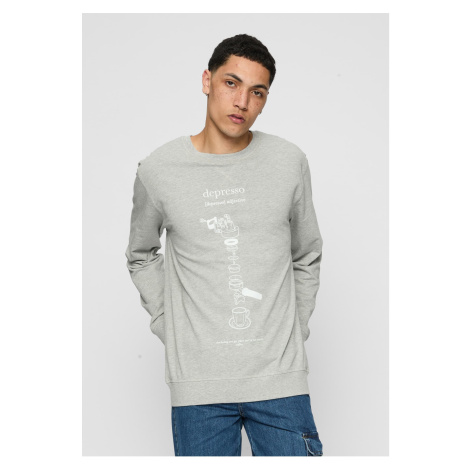 Depresso Crewneck Grey mister tee