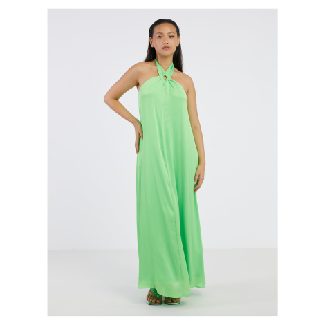 Light green women's maxi-dresses ONLY Rikka - Women