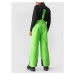 Chlapčenské lyžiarske nohavice 4F JUNIOR TROUSERS FNK-JAW23TFTRM360-41N-GREEN NEON