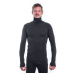 SENSOR MERINO BOLD pánske tričko dl.rukáv roll neck anthracite gray