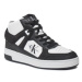 Calvin Klein Jeans Sneakersy Basket Cupsole High Mix Ml Fad YW0YW01300 Čierna