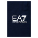 Detské bavlnené šortky EA7 Emporio Armani tmavomodrá farba