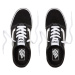 VANS-WM Ward-(SUEDE/CANVAS)BLACK/WHITE Čierna