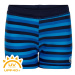 COLOR KIDS-Swim trunks AOP-cyan blue Modrá
