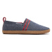 Tommy Hilfiger Espadrilky Hilfiger Espadrille C Chambray FM0FM04982 Tmavomodrá