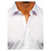 Biela pánska elegantná košeľa s dlhými rukávmi Bolf 0001
