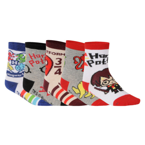 5PACK detské ponožky Cerdá Harry Potter viacfarebné (2200007401) Cerda