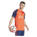 adidas MANCHESTER UNITED FC TRAINING JERSEY Pánsky futbalový dres, oranžová, veľkosť