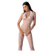 Passion BS100 white - Bodystocking Farba: Biela