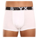 3PACK pánske boxerky Styx športová guma biele (3G1061)